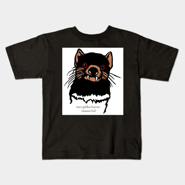 Tazzie Devil Kids T-Shirt by Mabbatt